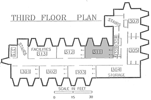 Allen 3rd floor plan